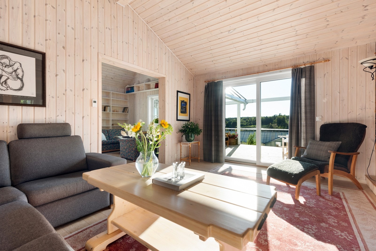 Lys og trivelig stue Galleribilde