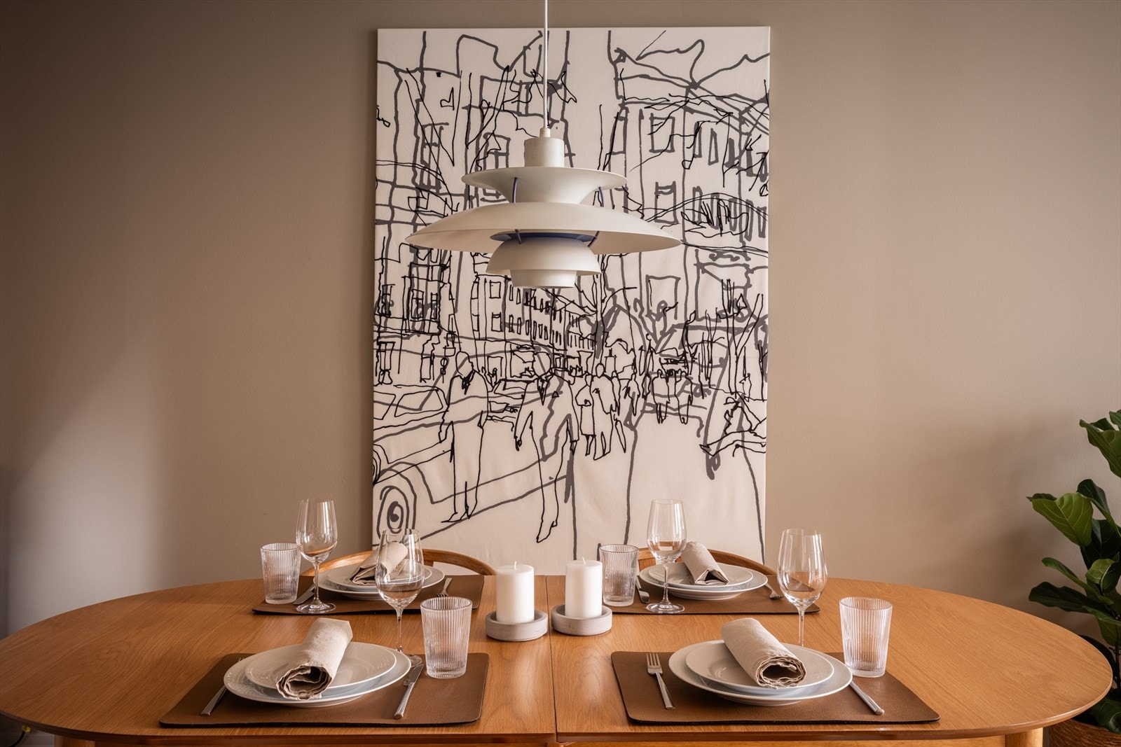 Perfekt sted å samle venner og familie til et hyggelig måltid. Galleribilde