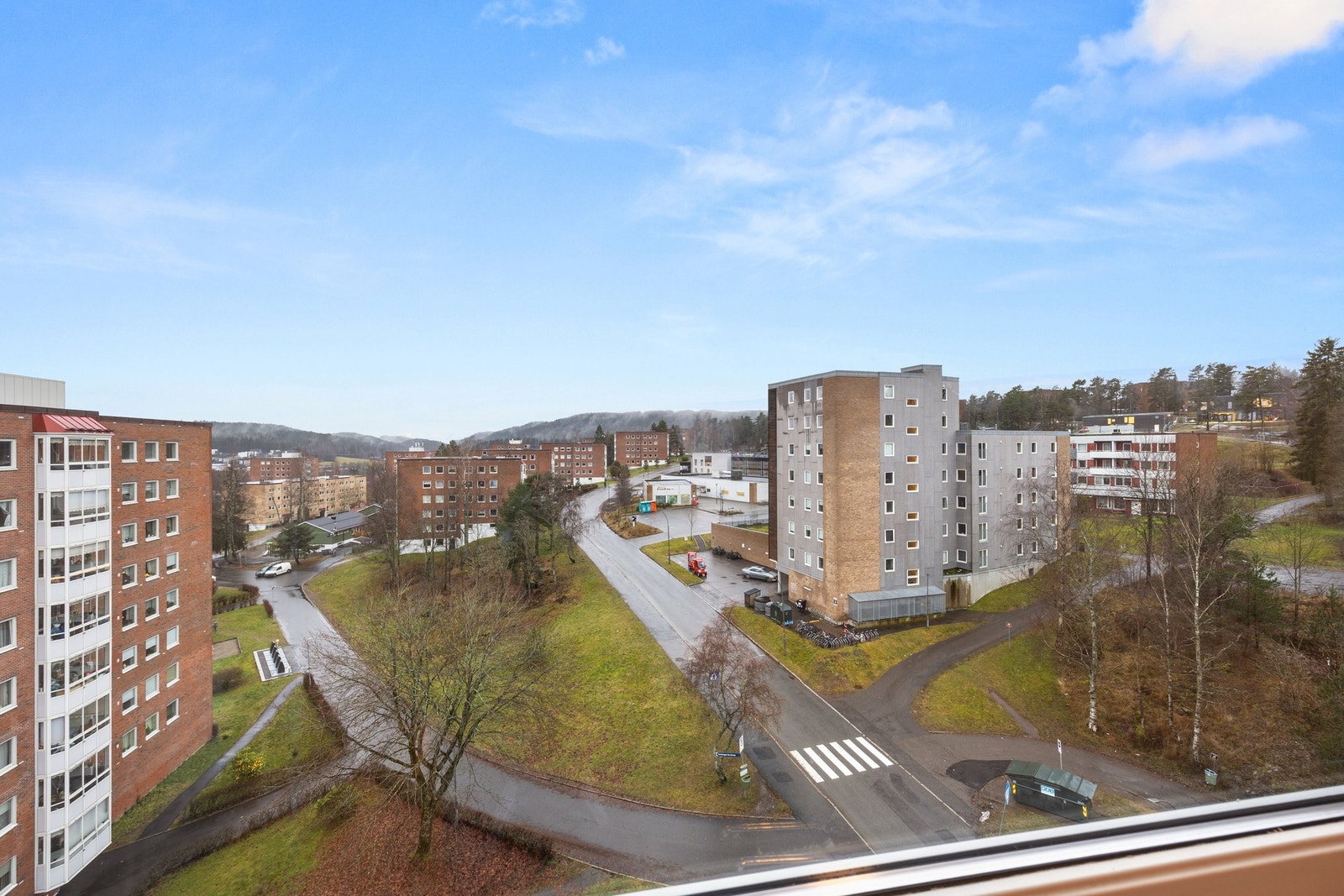 Utsikt fra balkongen. Galleribilde