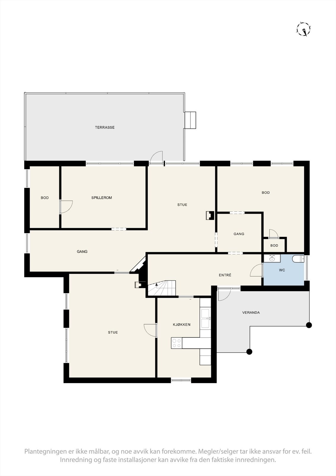 Plantegning. Galleribilde