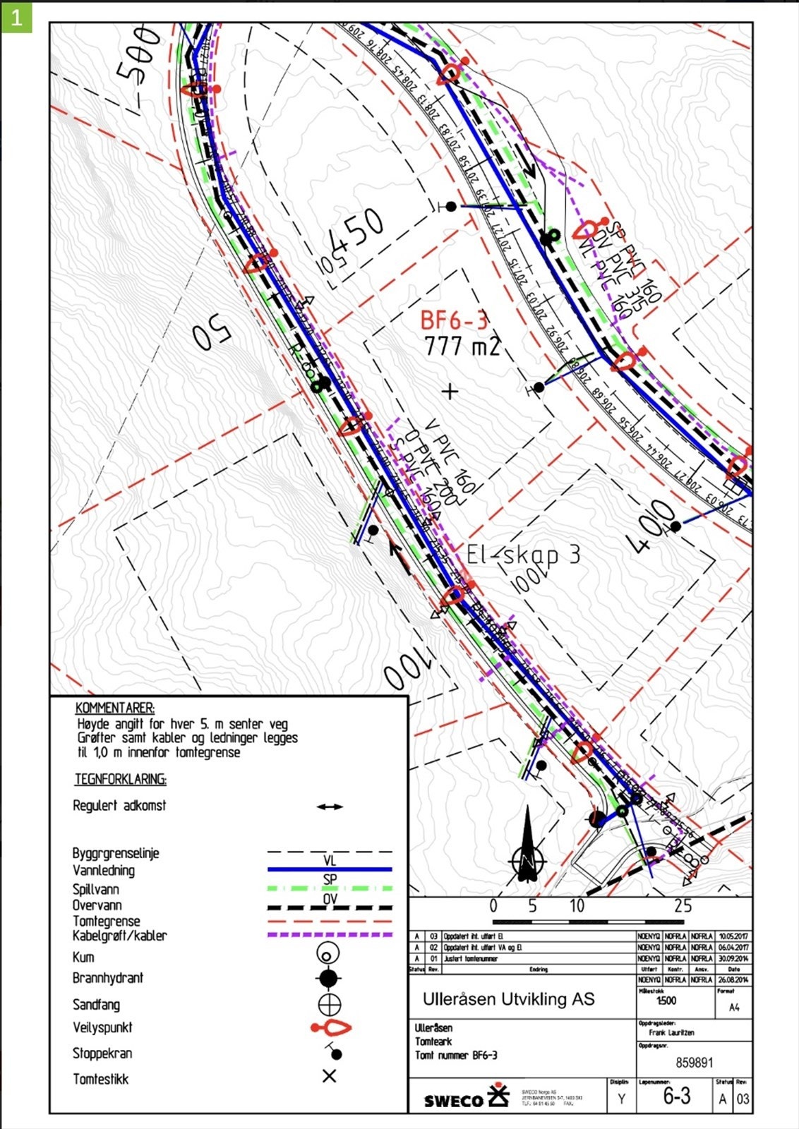 Vann- og avløpskart. Galleribilde