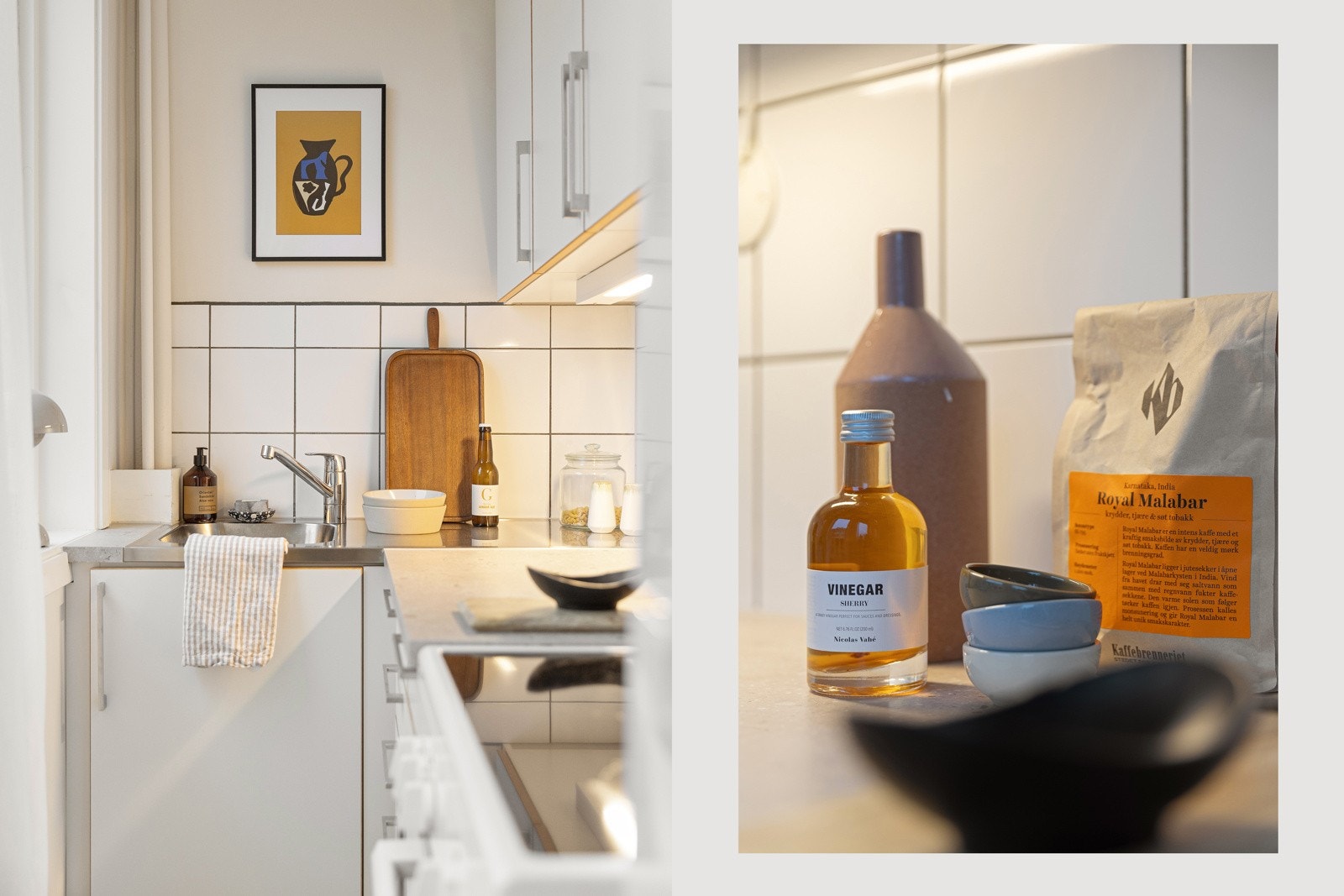 Opplegg for komfyr og kjøl/fryseskap. Komfyrvakt er etablert Galleribilde