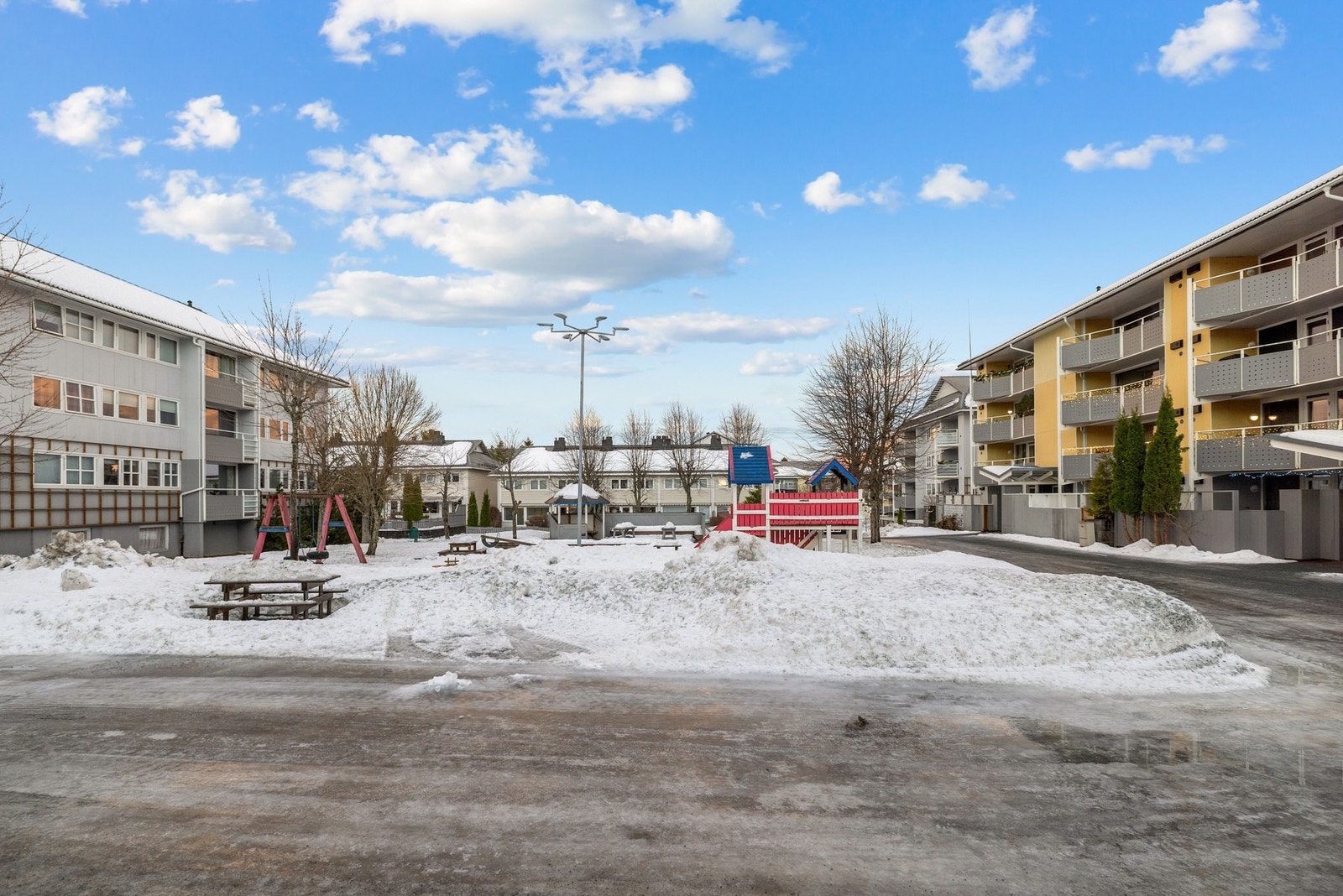 Borettslagets fellesområde. Galleribilde