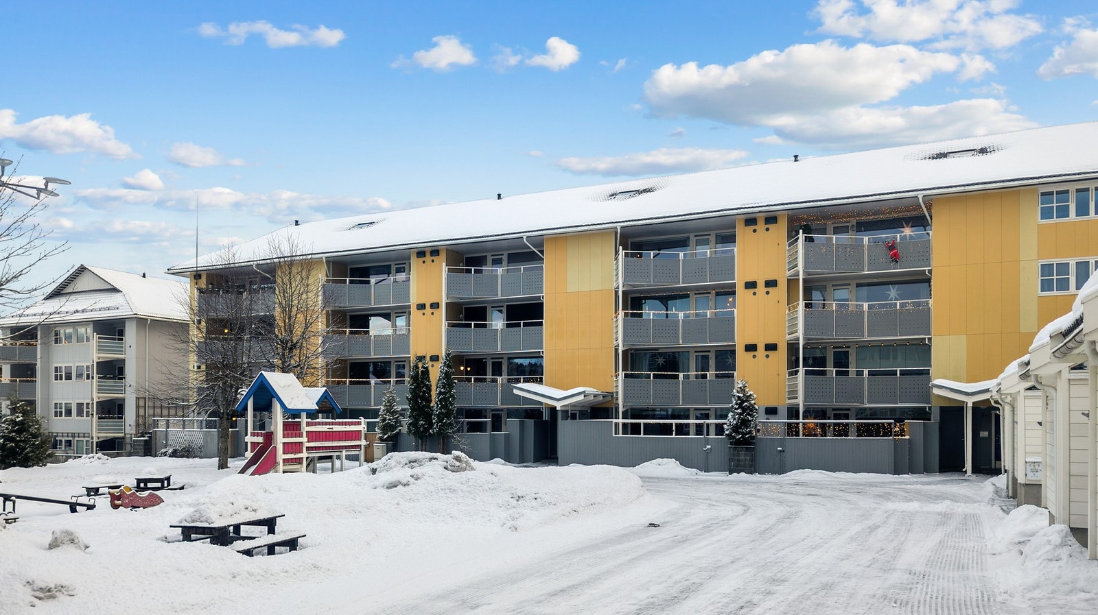 Boligen ligger skjermet til i et rolig og barnevennlig område. Galleribilde