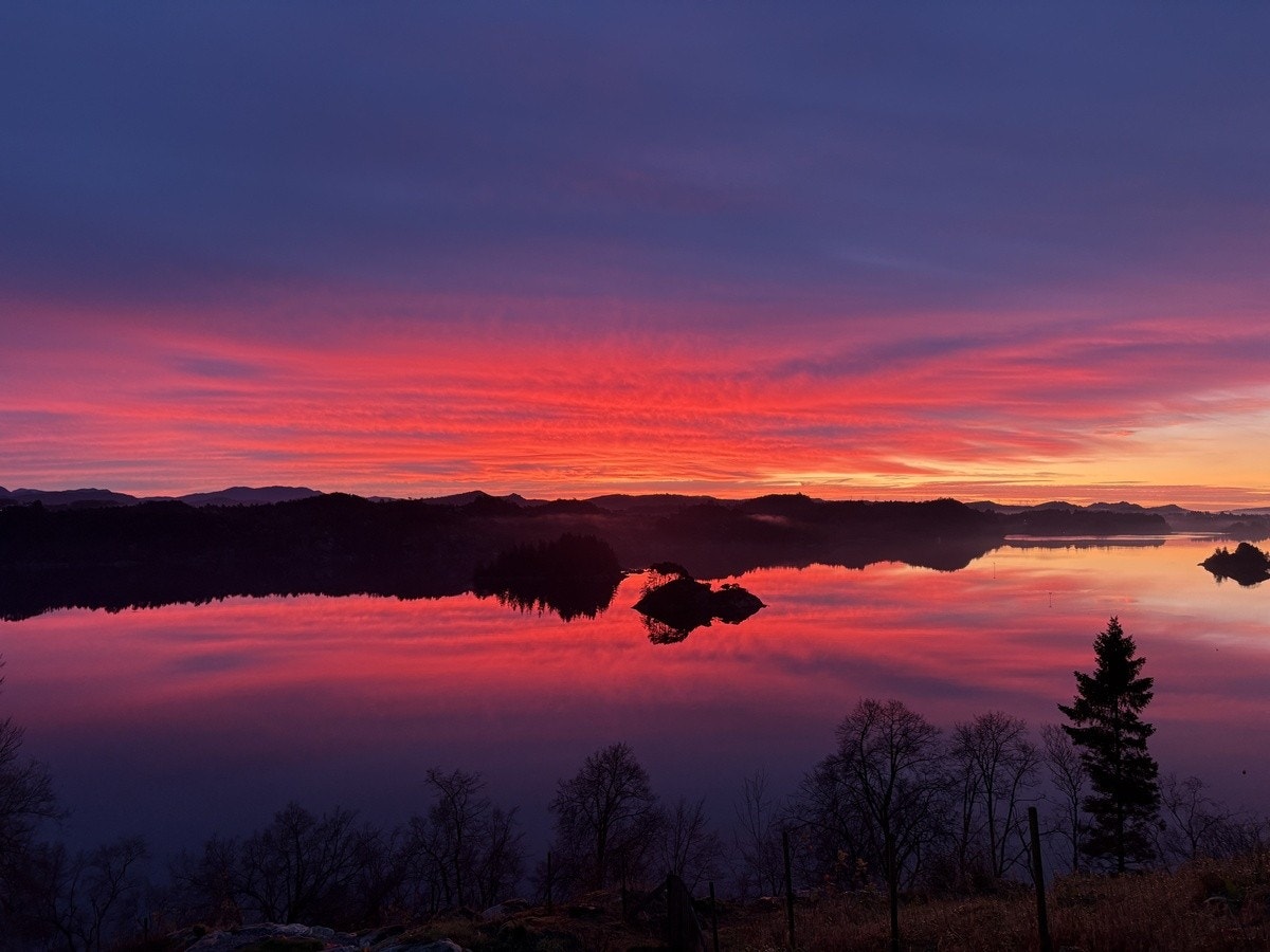 Magiske soloppganger på vinteren. Bilde tatt 7.november Galleribilde