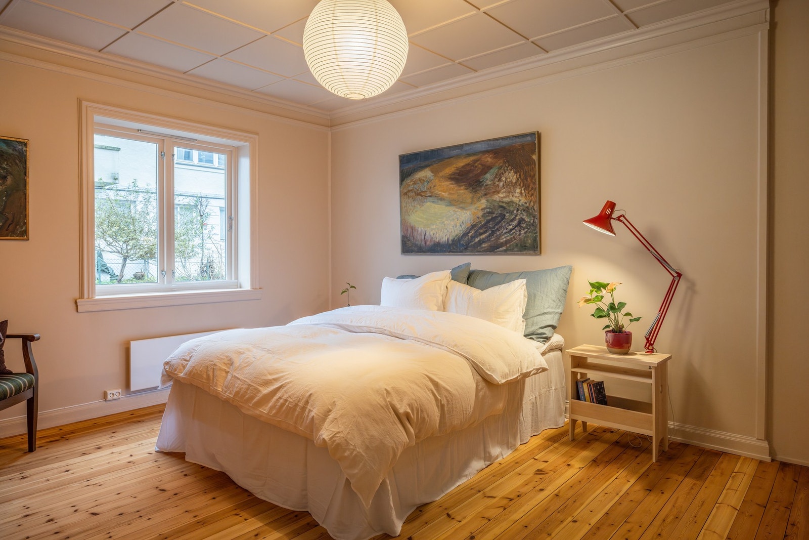 Soverommet mål til hele 16,3 kvadratmeter. Galleribilde