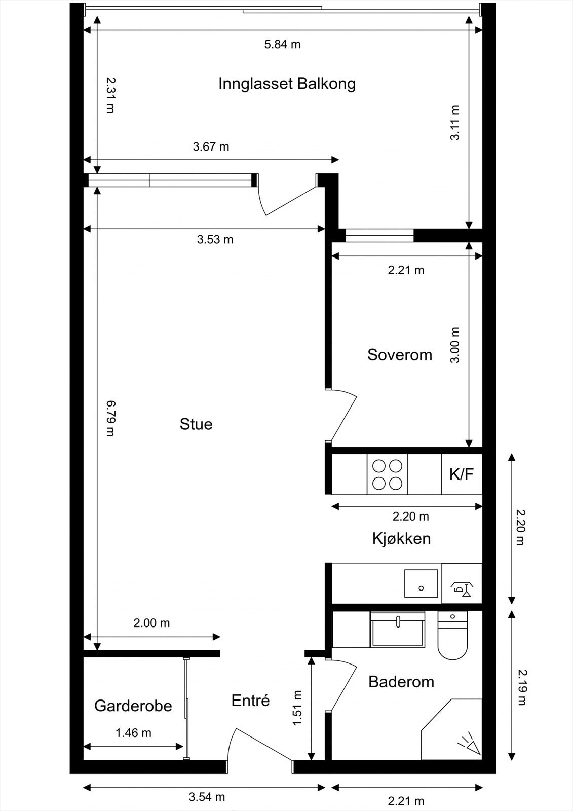 Plantegning - 1. etasje Galleribilde