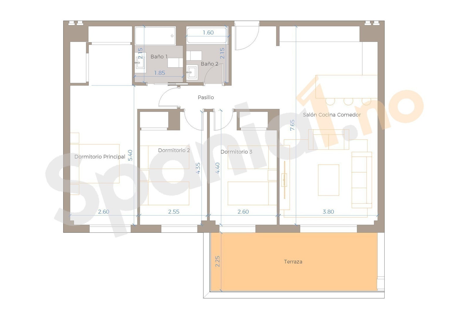 Plantegning Galleribilde