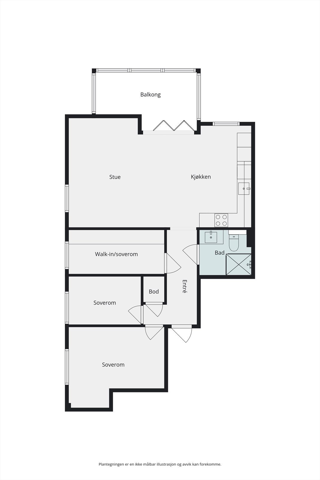 Plantegning Galleribilde