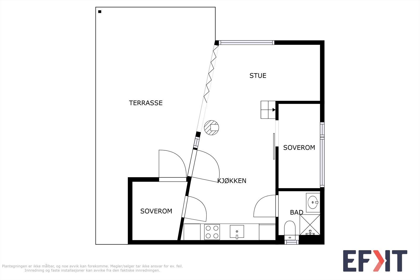 Plantegning. Galleribilde