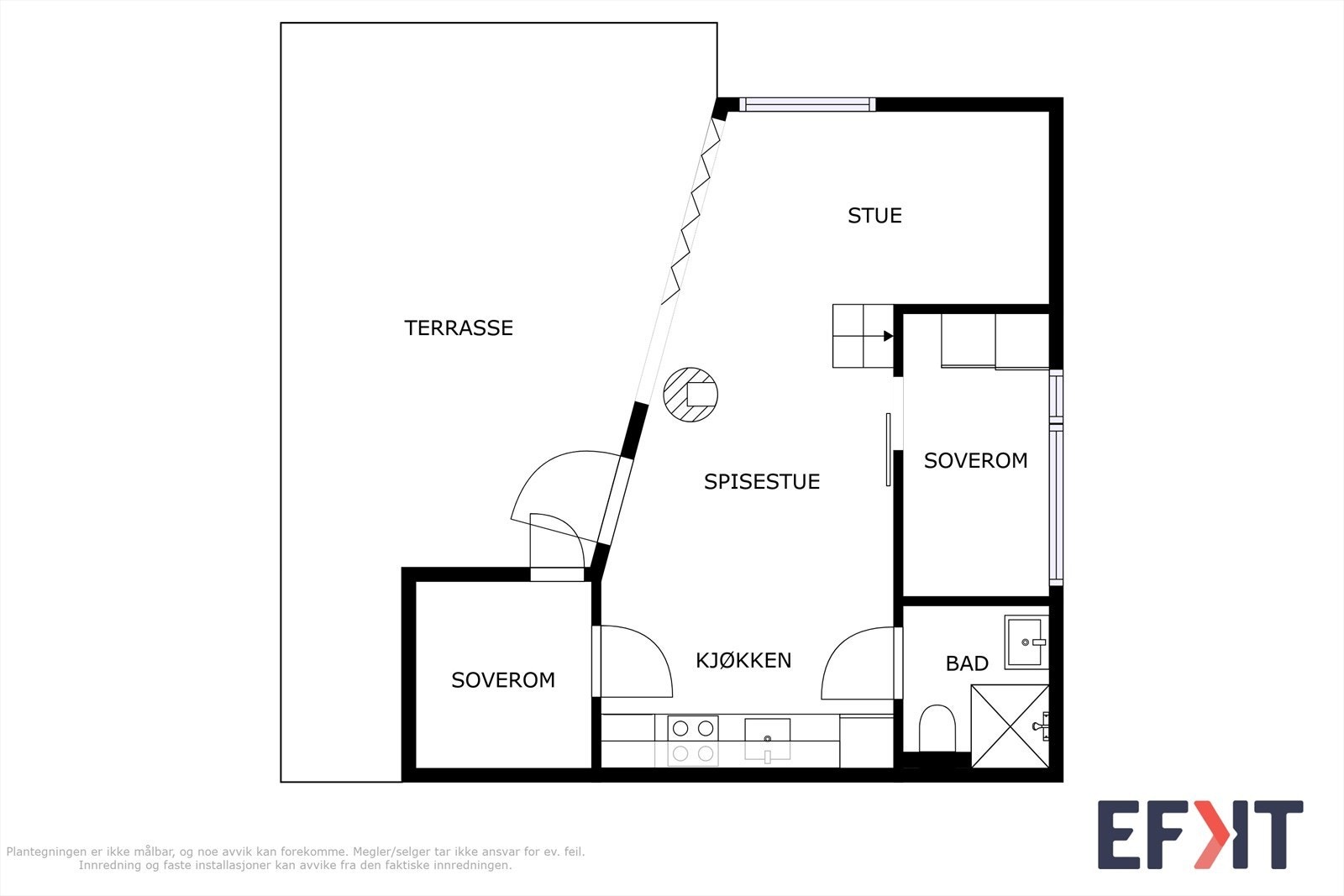 Plantegning. Galleribilde