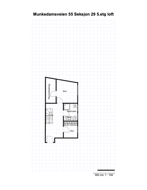 Plantegning 5.etasje. Galleribilde
