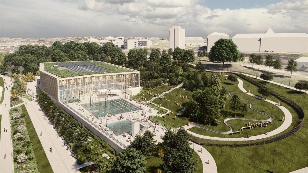 Populære nye Tøyenbadet Galleribilde