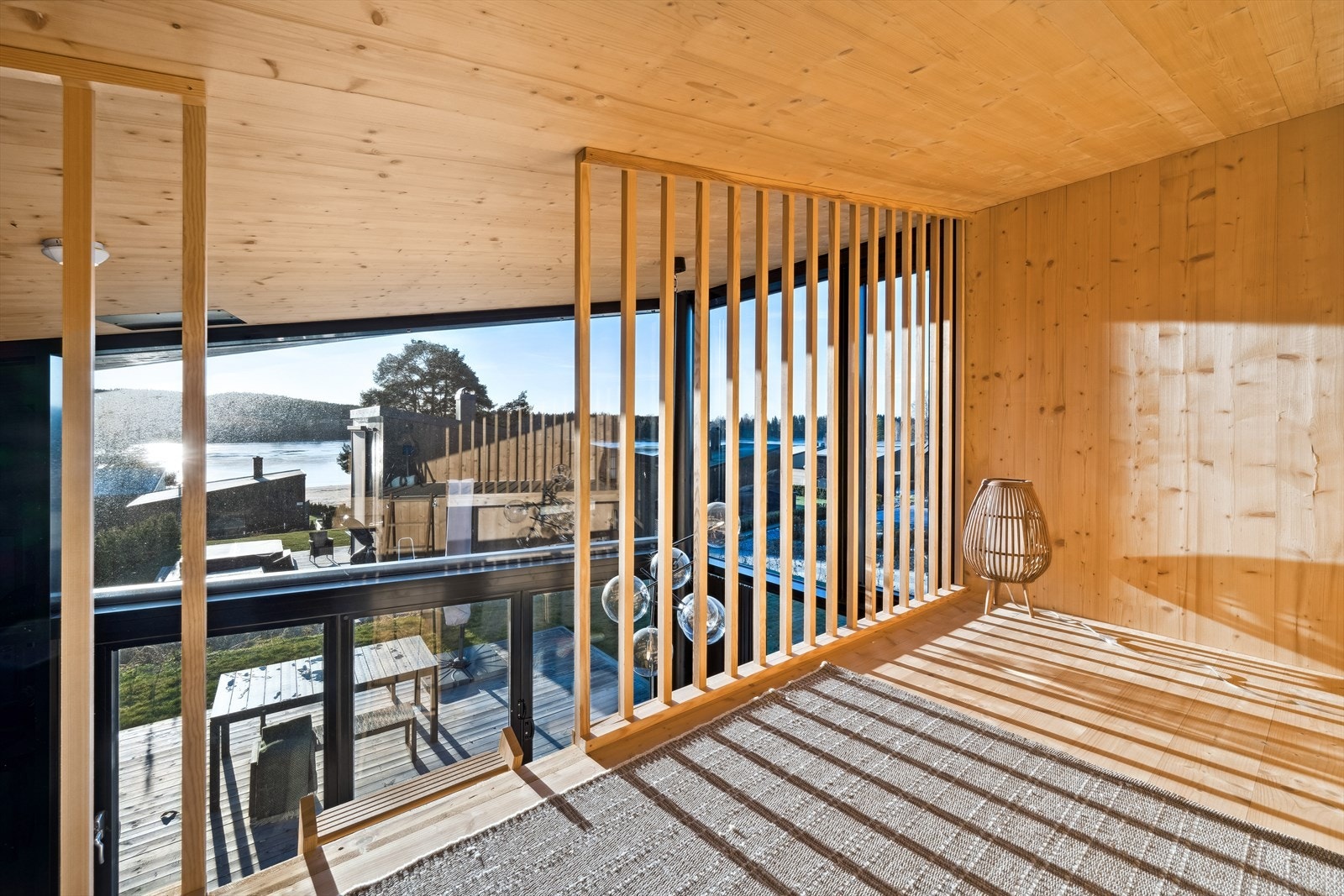 Naturskjønn utsikt til Glomma fra hemsen. Galleribilde