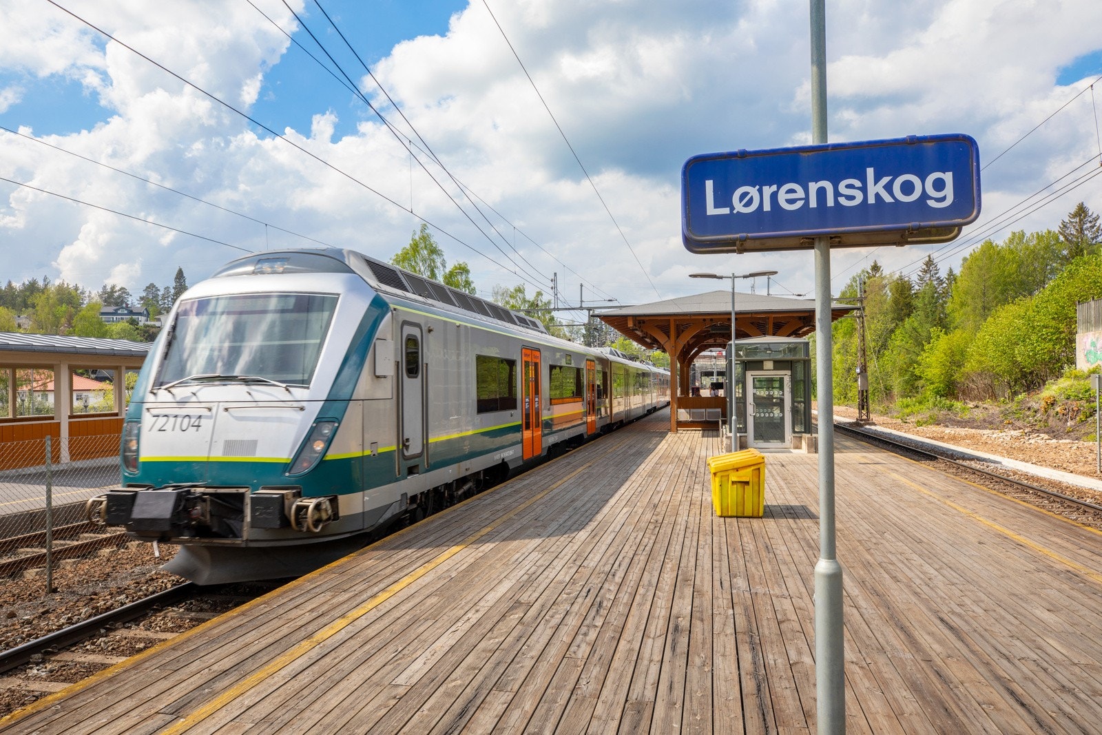 Kort vei til togstasjonen. Galleribilde