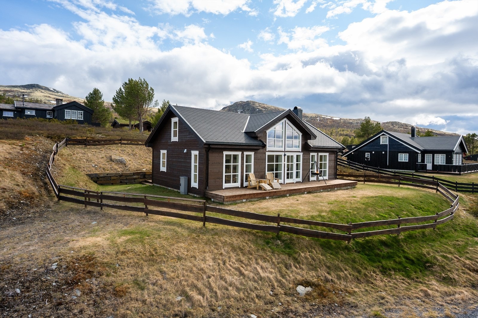 Høystandard hytte fra 2016. Galleribilde