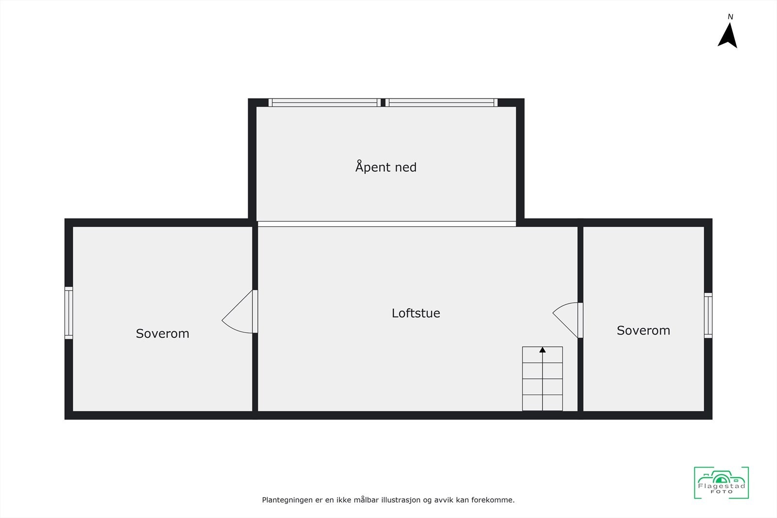 Plantegning 2.etg Galleribilde