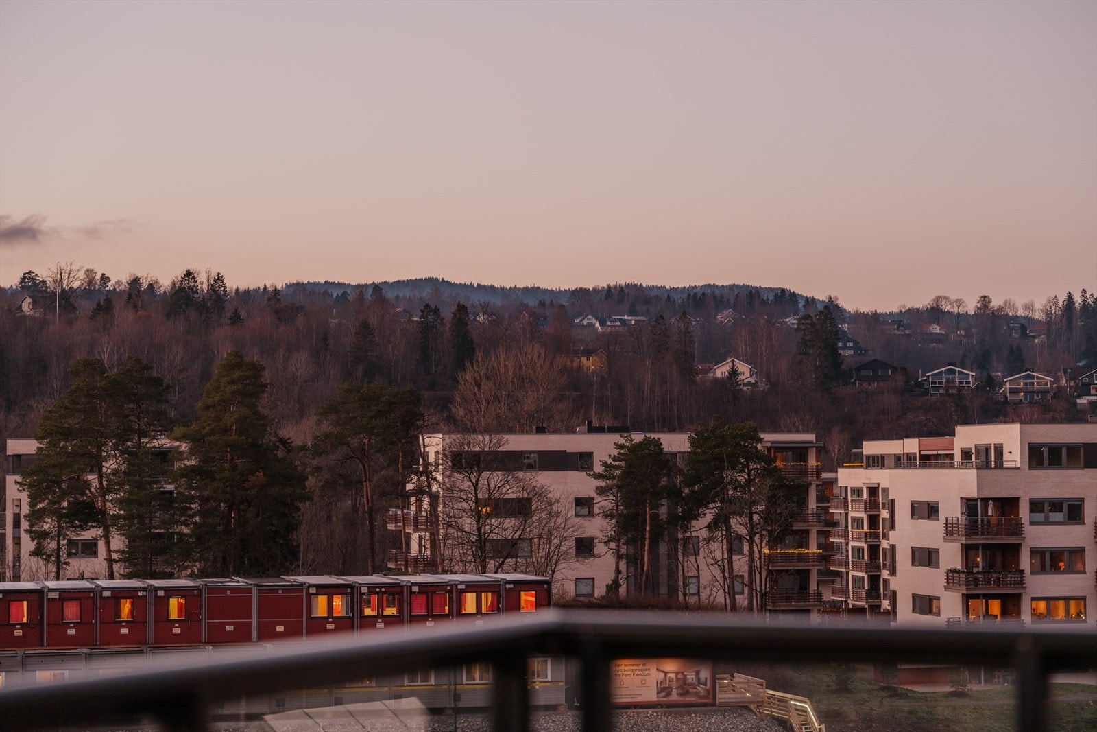 Det pågår byggeprosjekter i området og utsikten vil kunne endres. Galleribilde