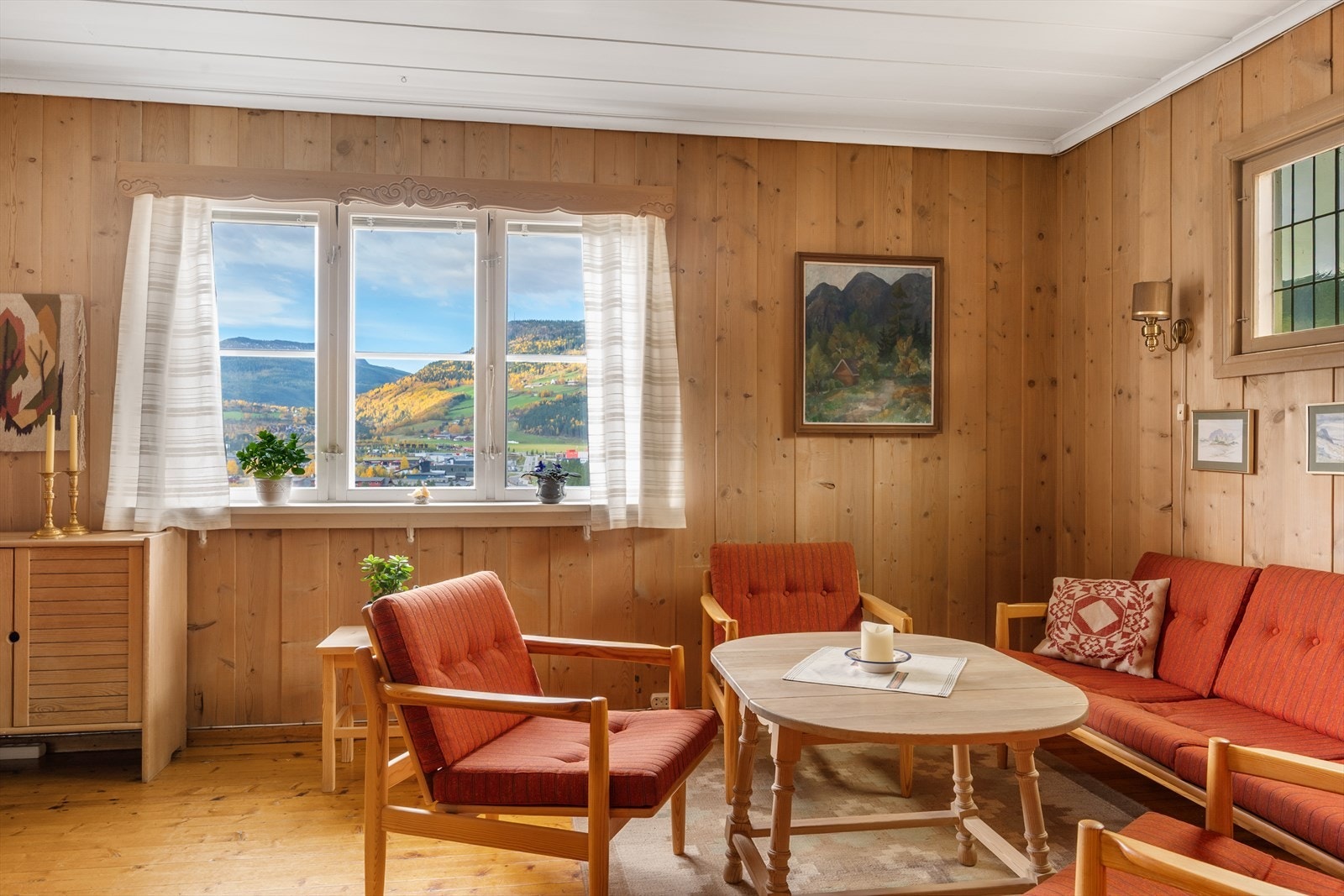 Panelte overflater gir et lunt uttrykk. Galleribilde