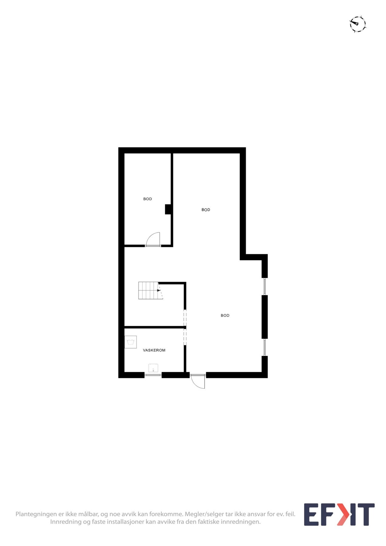 Plantegning kjeller Galleribilde