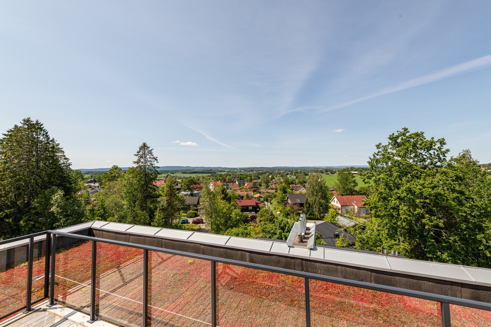 Utsikt fra felles takterrasse Galleribilde