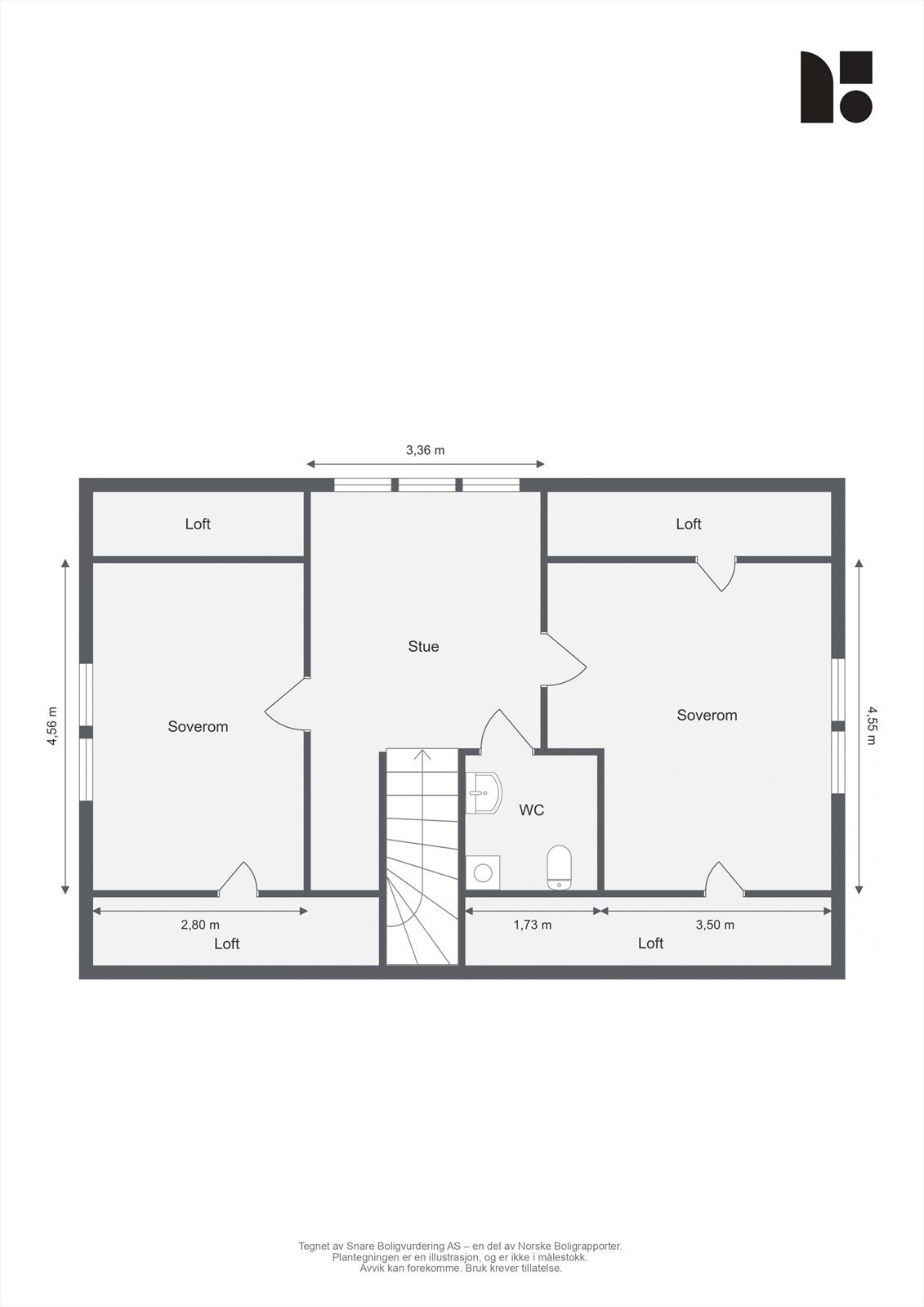Bjerkejordet 1 - 2. Etasje - 2D Floor Plan.jpg Galleribilde
