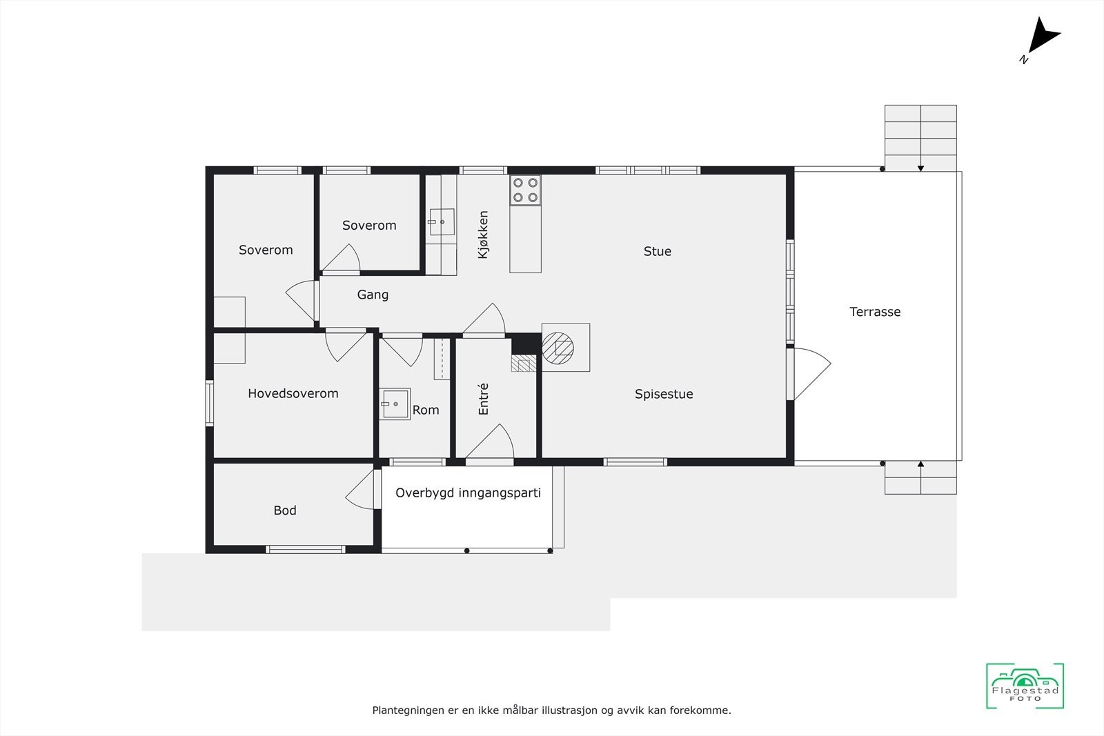 Plantegning Galleribilde
