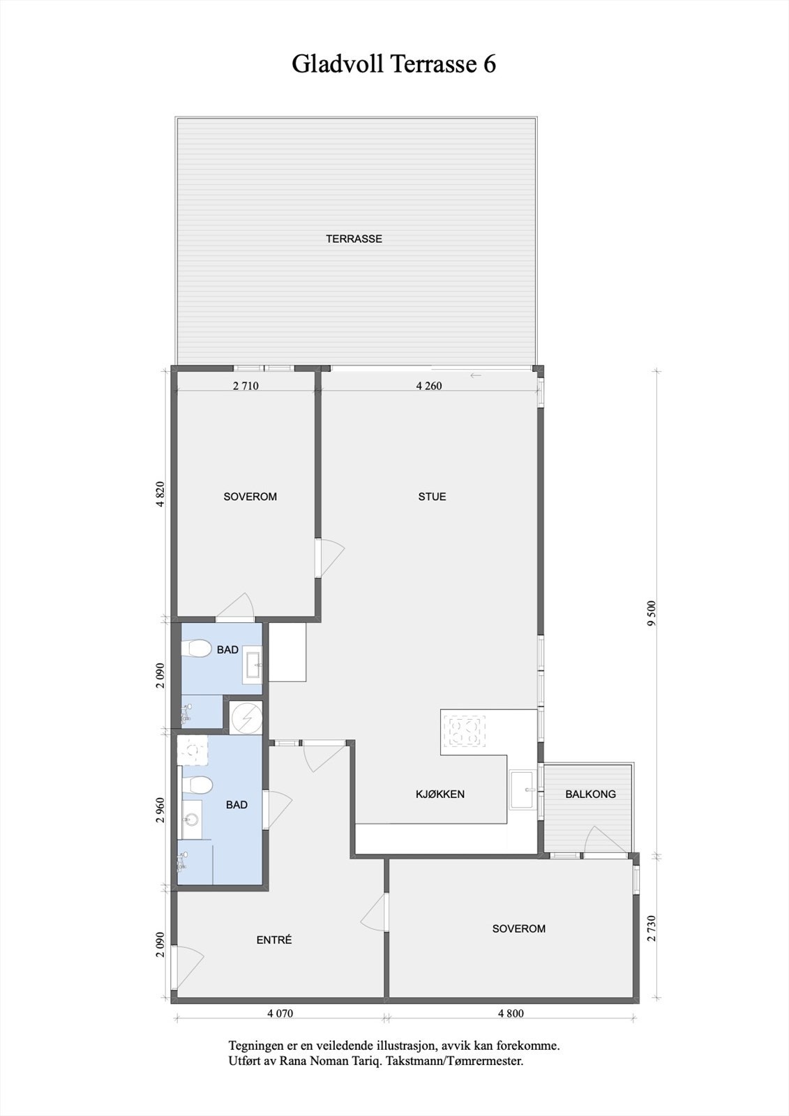 Plantegning Galleribilde