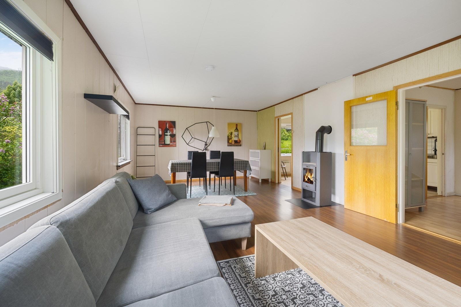 Stue av en fin størrelse. Galleribilde