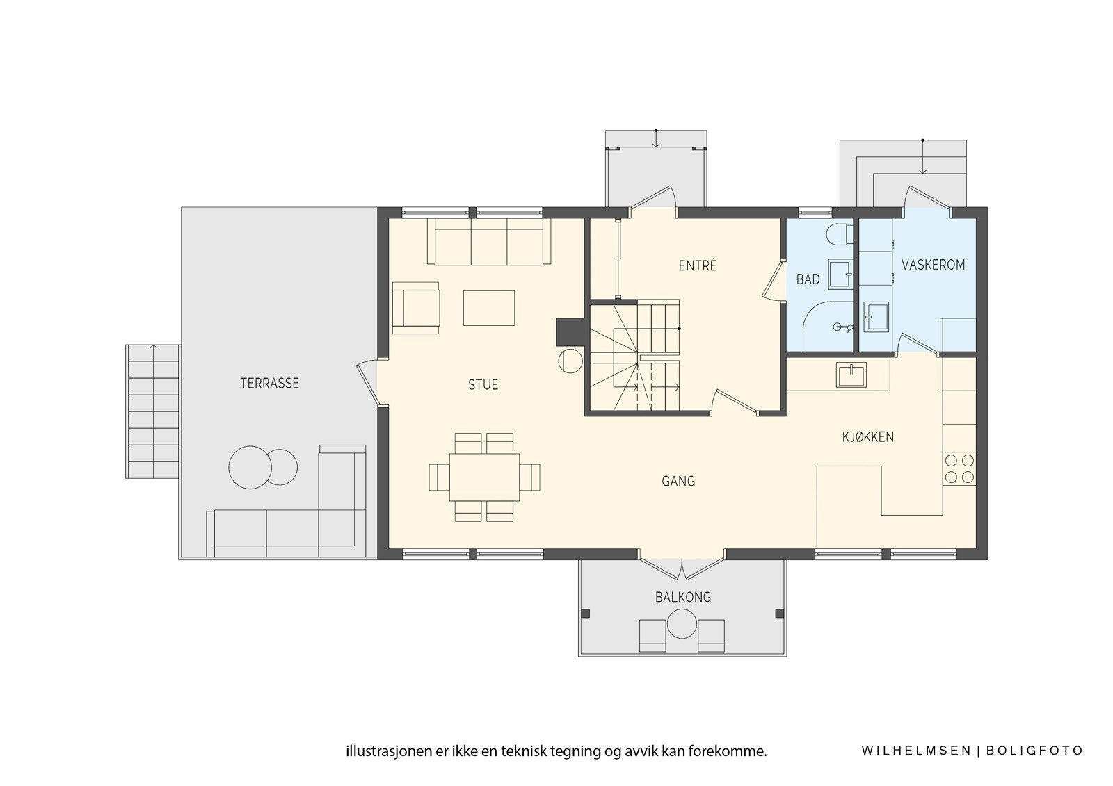 - Planløsning 1.etasje - Galleribilde