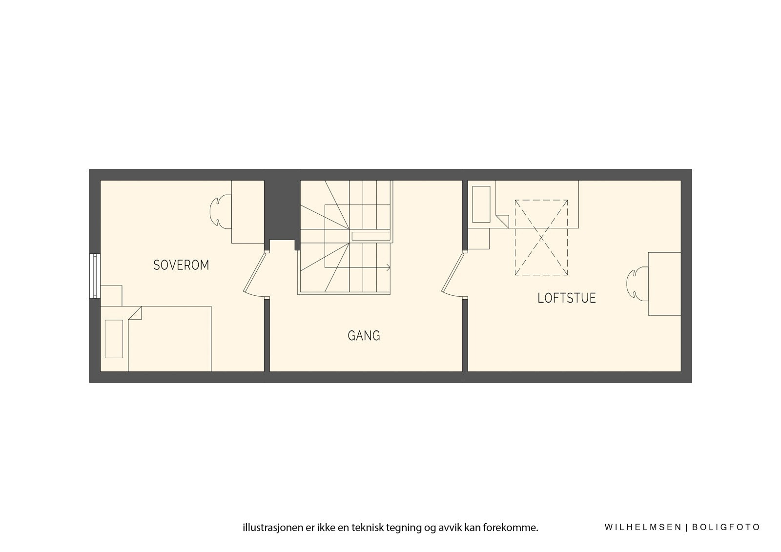 - Planløsning loft - Galleribilde