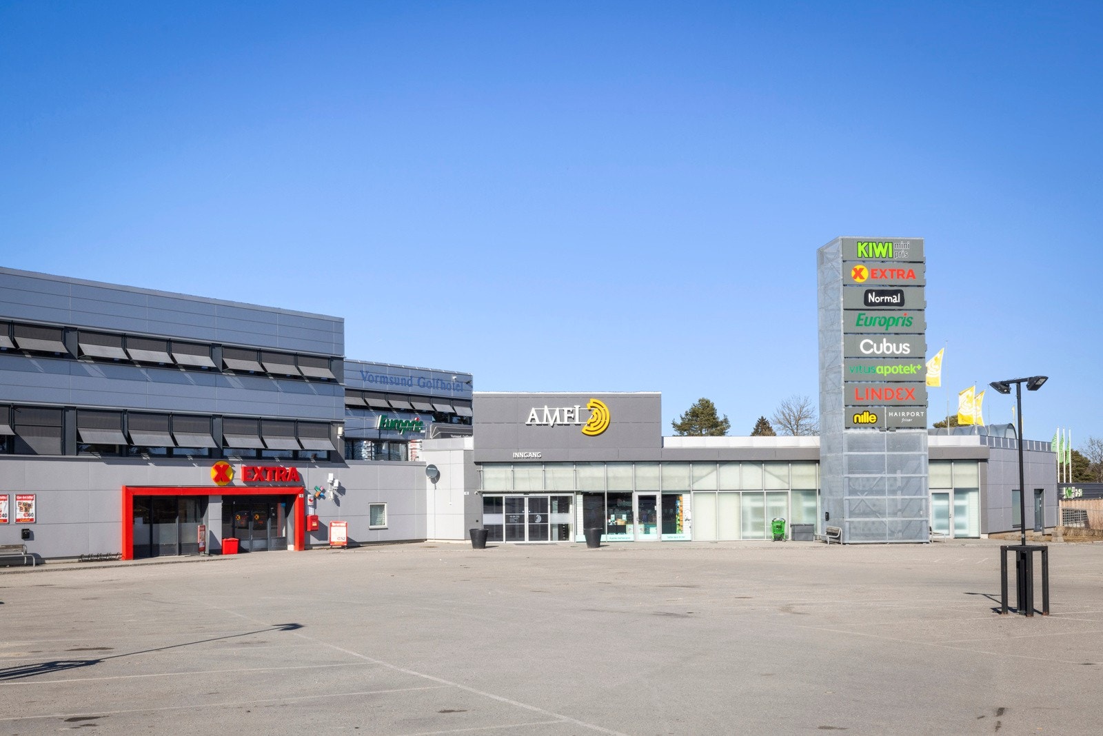 Amfisenteret kun noen minutter unna boligen. Galleribilde