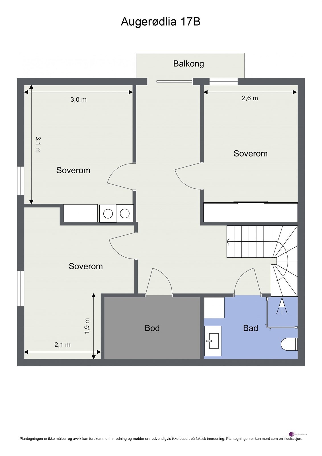 Plantegning 2. etasje. Galleribilde