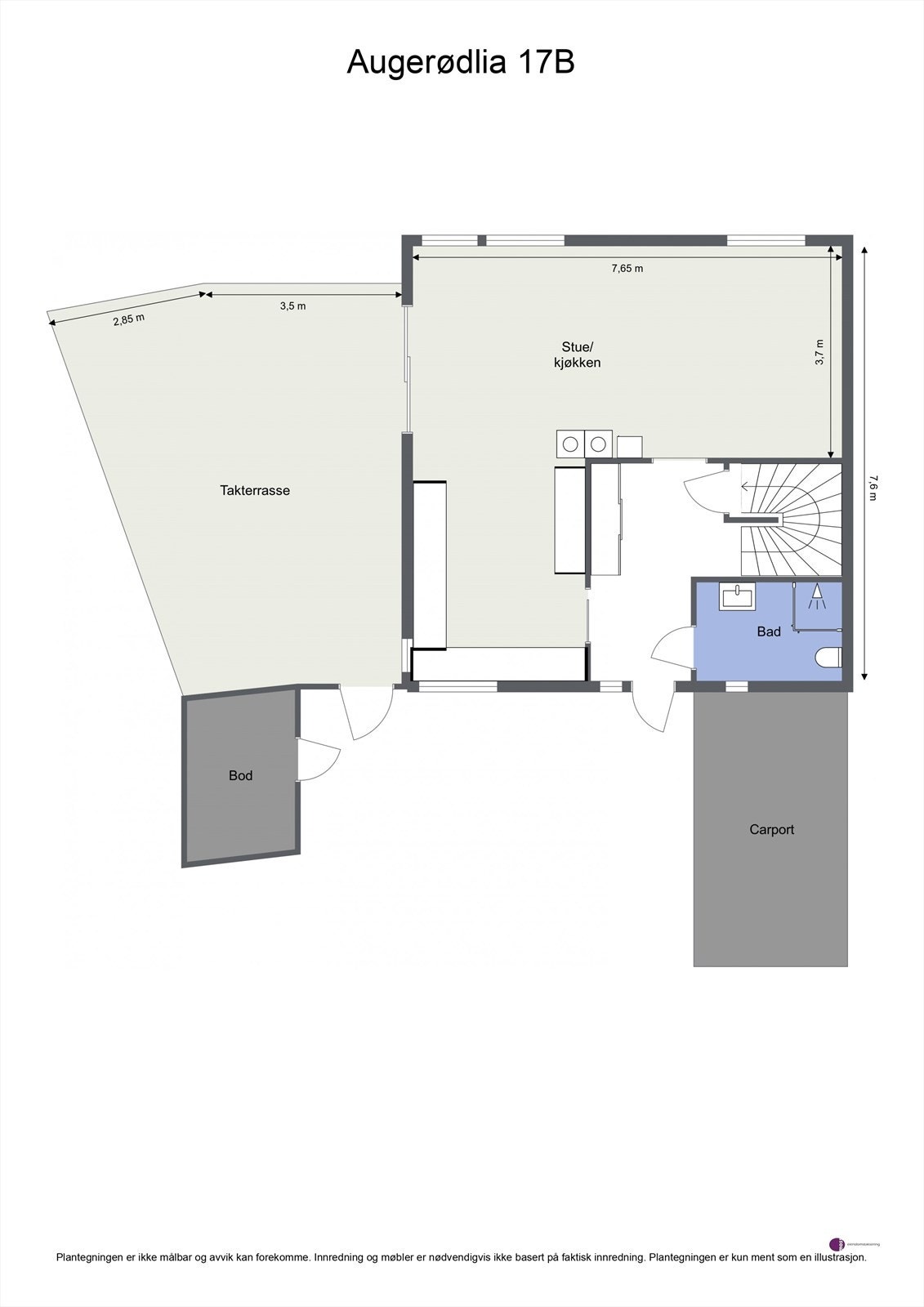 Plantegning 1. etasje. Galleribilde