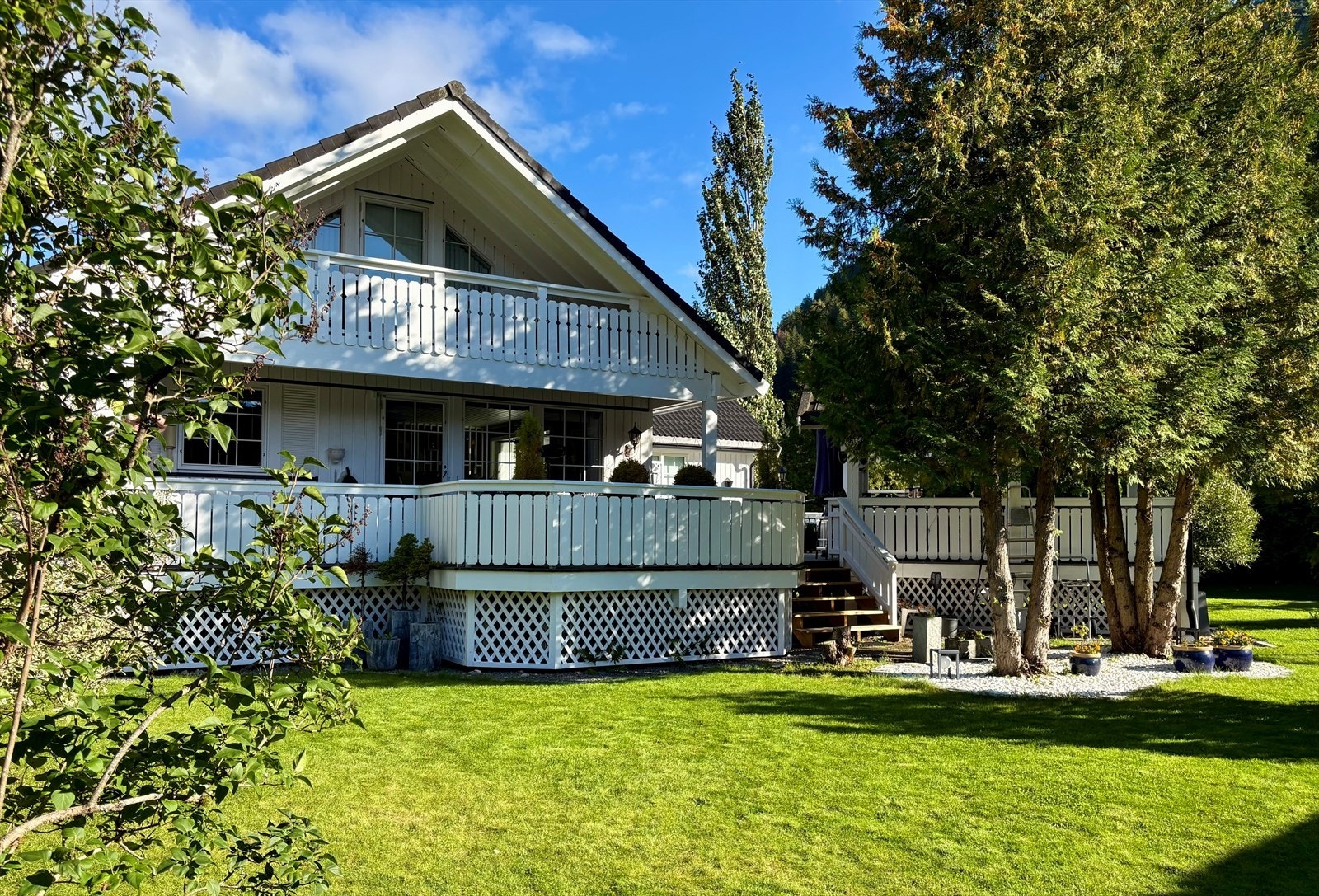 Hagen er godt skjermet, og meget pent opparbeidet. Selgers private bilde. Galleribilde