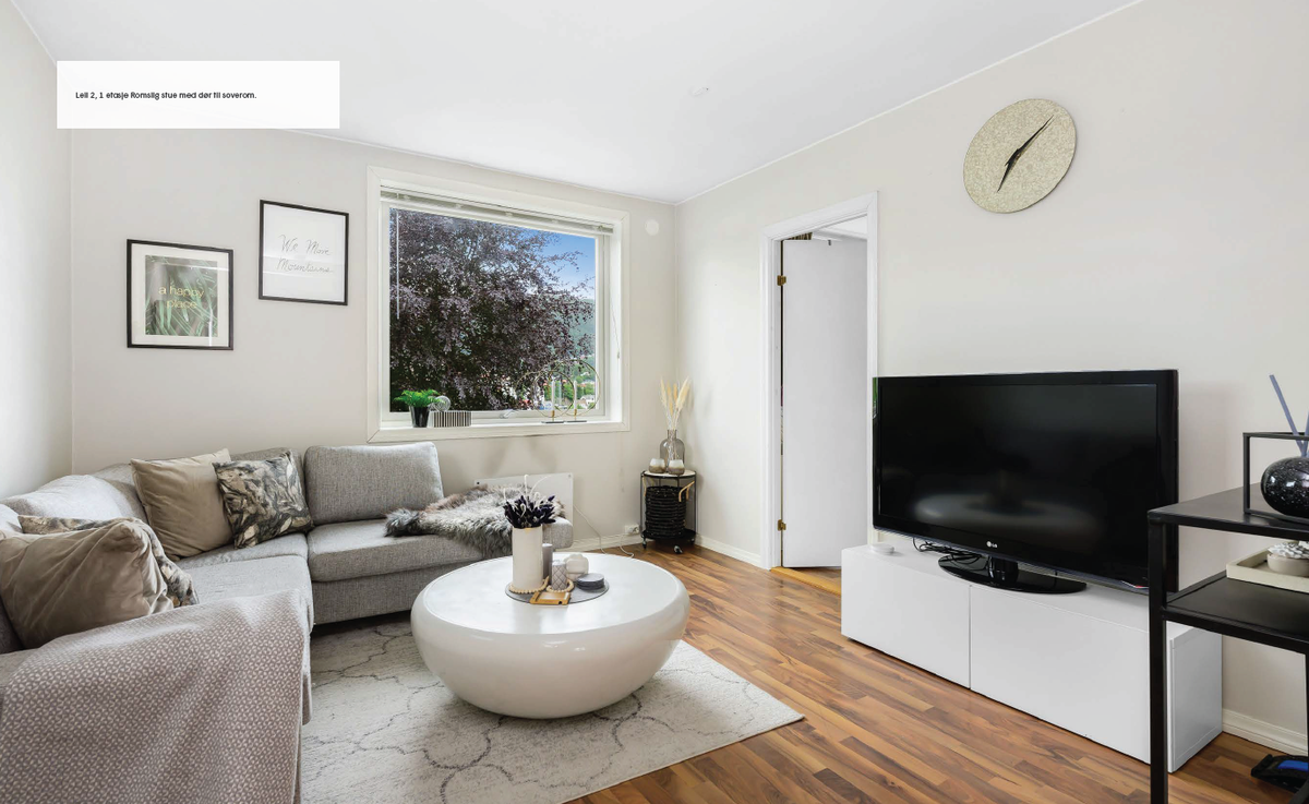 Deler av stue vil bli soverom Galleribilde