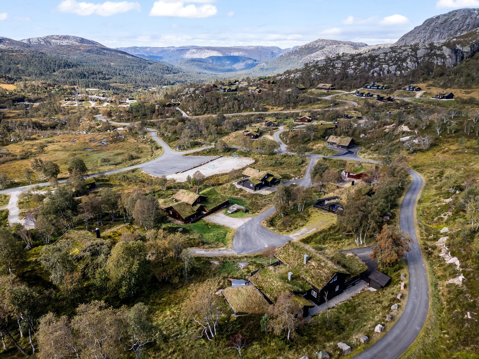 Dronefoto Galleribilde