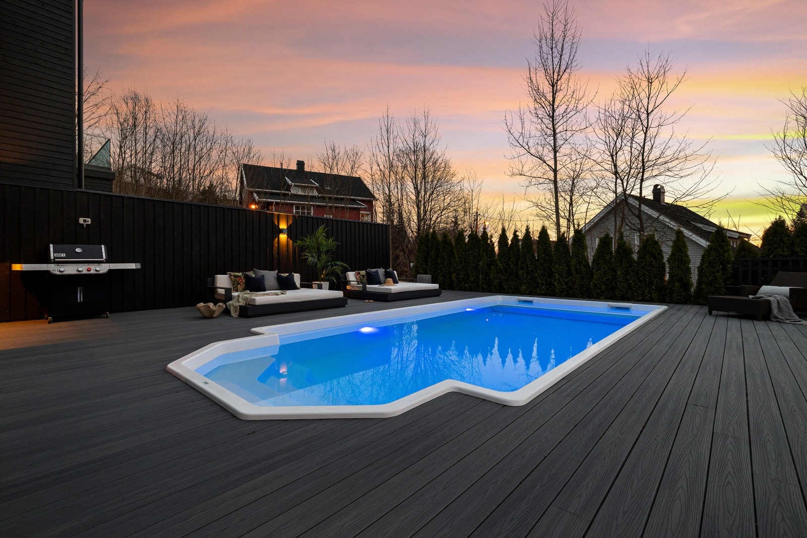 Terrassen vender mot sydvest og har fantastiske solforhold. Galleribilde