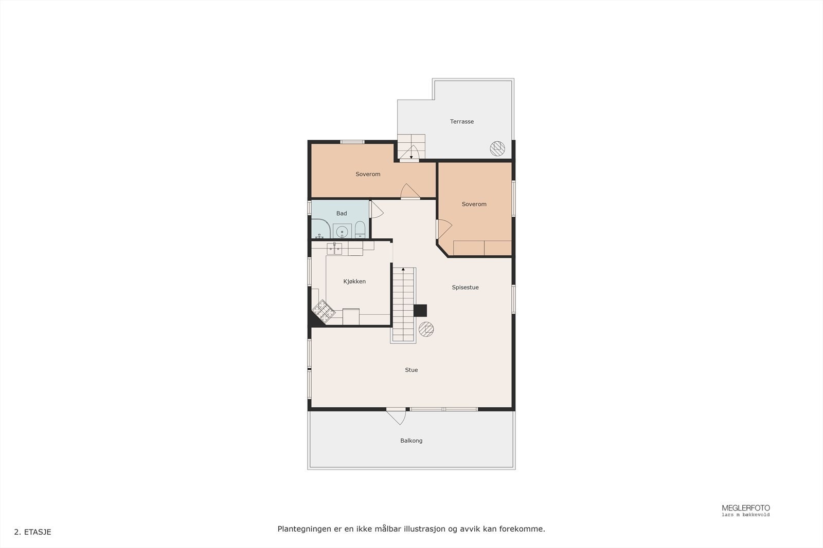 Plantegning av hovedplan. Galleribilde