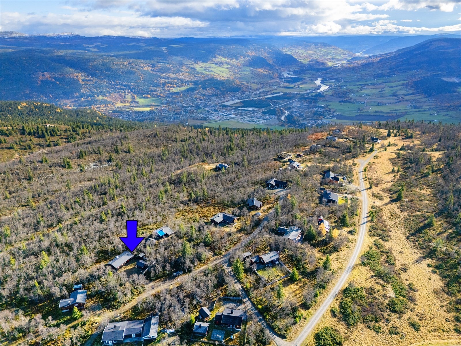 Her får man tilgang til åpne fjellområder som innbyr til både korte og lengre turer, sommer som vinter. Galleribilde