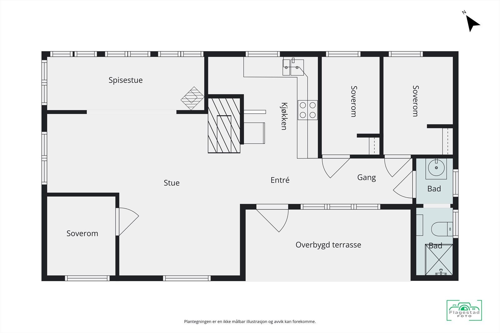 Plantegning Galleribilde