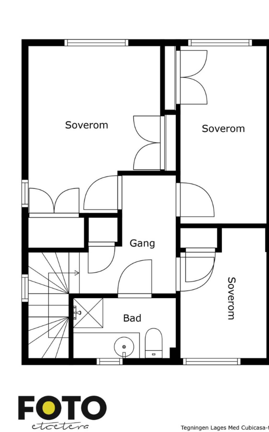 Plantegning 2. etasje Galleribilde