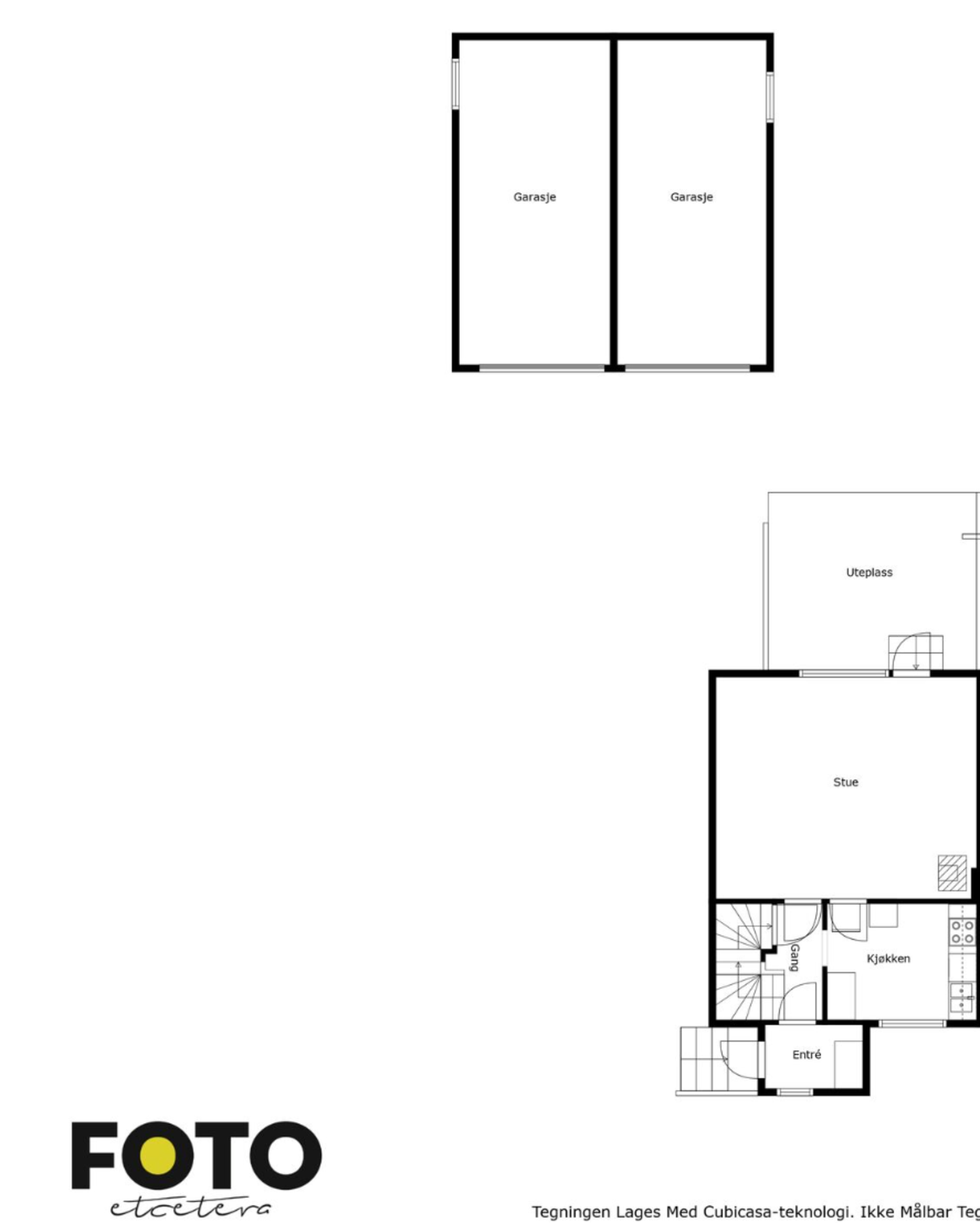 Plantegning 1. etasje Galleribilde