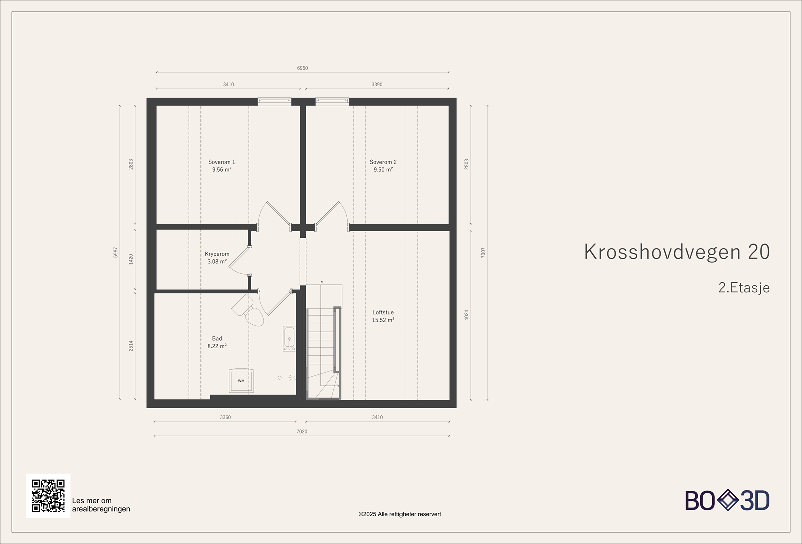Plantegning 2. etasje. Galleribilde