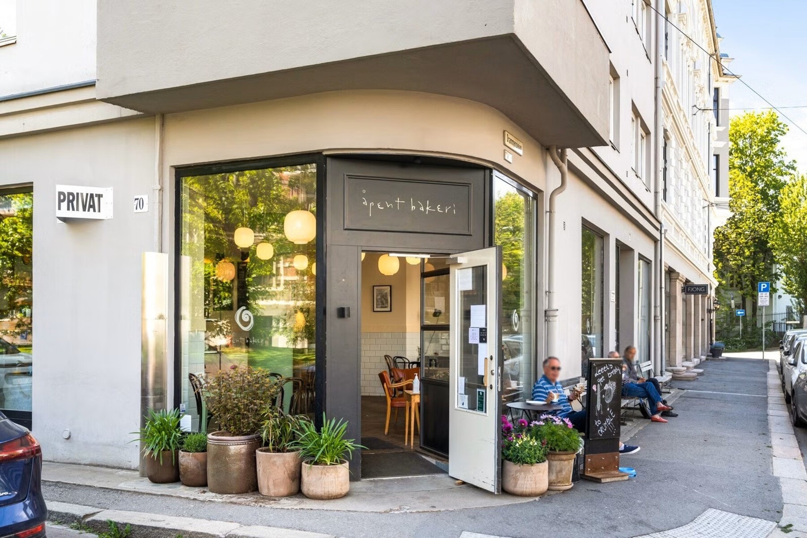 Åpent Bakeri på Skillebekk en kort spasertur fra leiligheten. Galleribilde