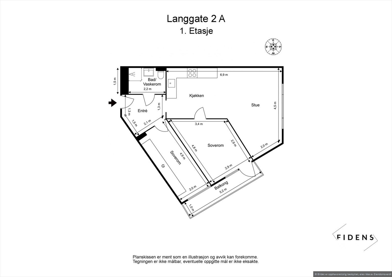 Plantegning Galleribilde