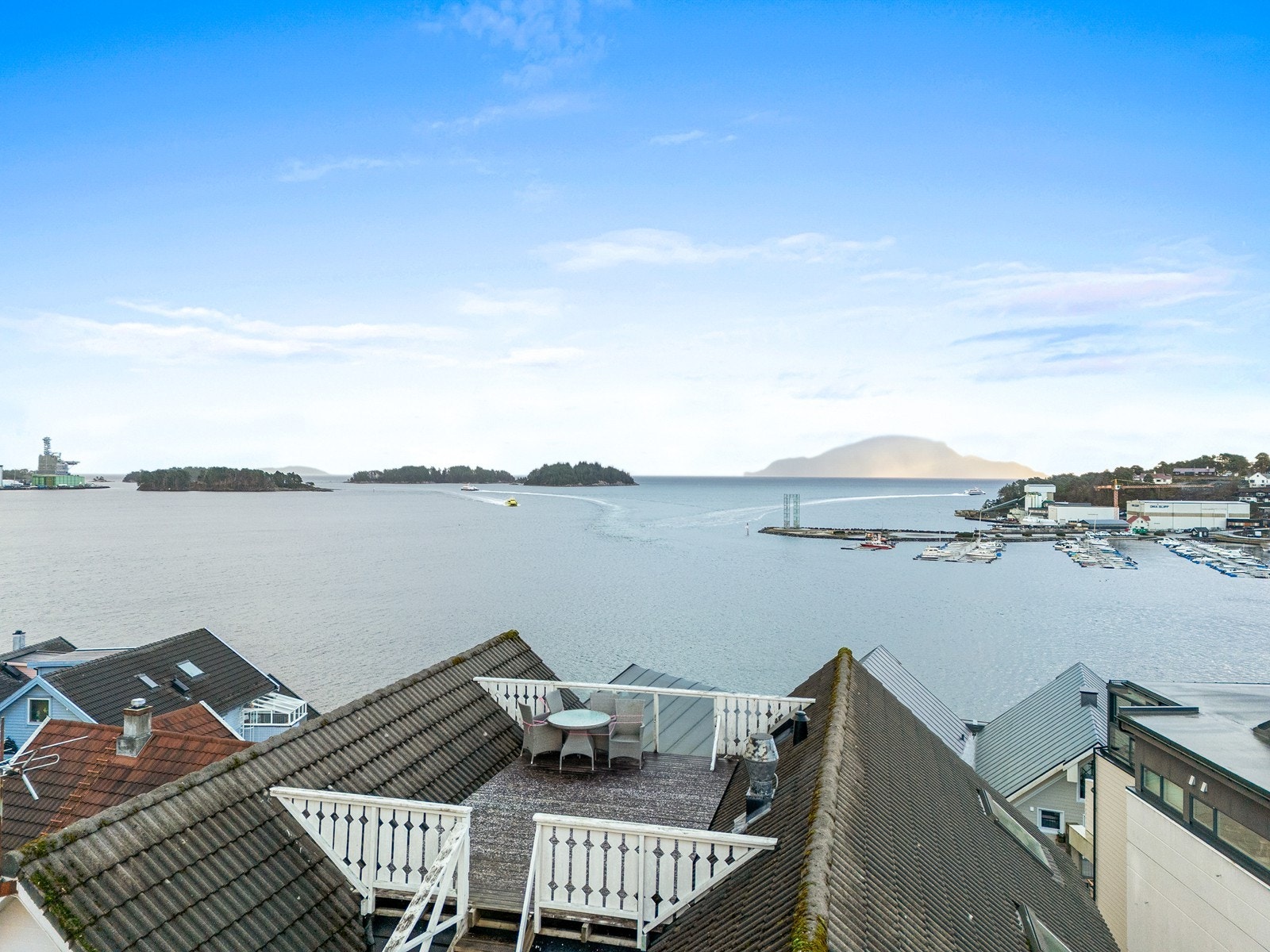 Felles takterrasse. Galleribilde