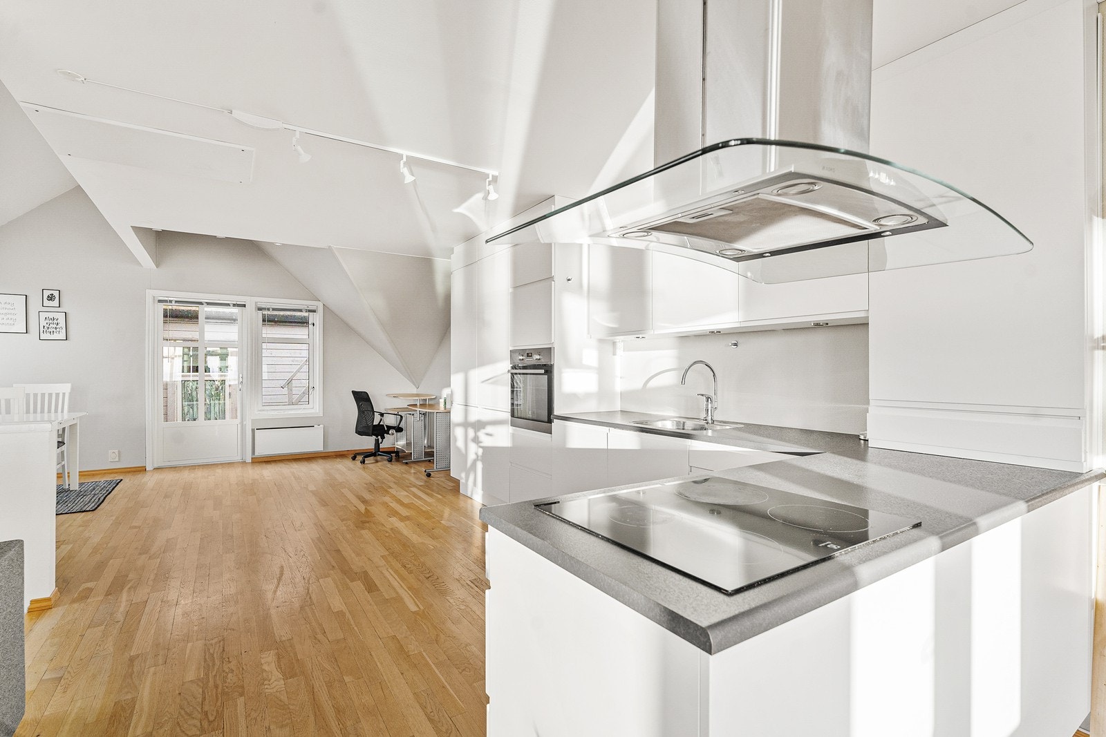 Alle hvitevarene er integrerte. Galleribilde