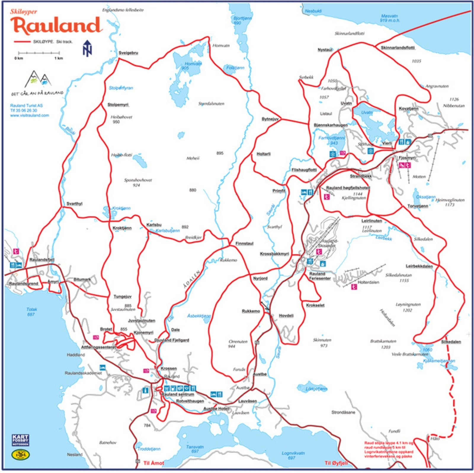 150 km preparerte langrennsløyper Galleribilde