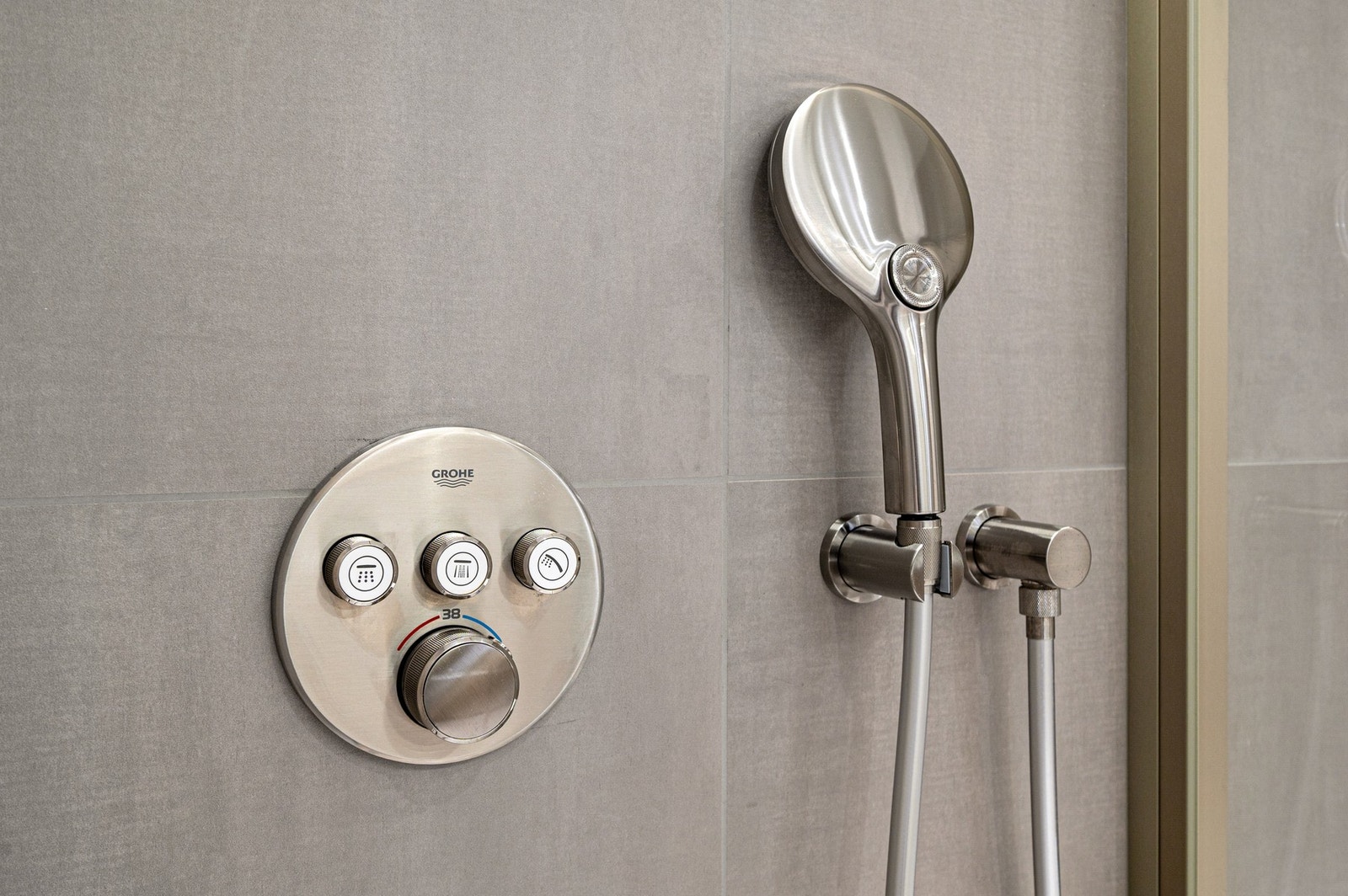 Detaljbilde av baderom. Galleribilde